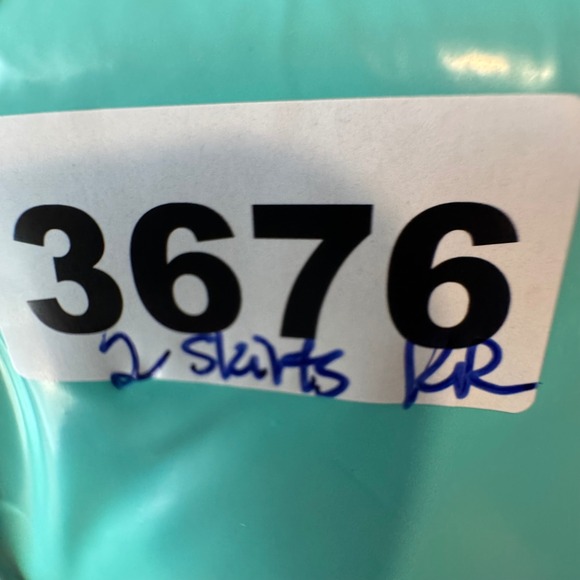 Lot of 2 Kim Rogers Womens L Skirt Polka Dot Plaid Career Casual Office Workwear - Picture 9 of 9